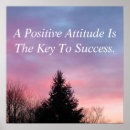 Buscar actitud positiva posters Éxito