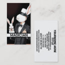 Buscar magician tarjetas de visita Mágica