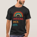 Buscar rainbow birthday camisetas Since