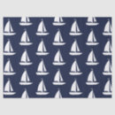 Buscar barco vela de papel de seda Azul marino