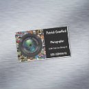 Buscar lente cámara de tarjetas de visita Negocio de la fotografía