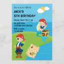 Buscar princesa y pirata invitaciones Sirena