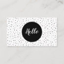 Buscar polkadots tarjetas de visita Lindo