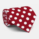 Buscar círculos rojos corbatas Puntos de polka