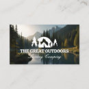 Buscar camping tarjetas de visita Naturaleza