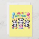 Buscar osos panda tarjetas Celebración