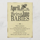 Buscar baby showers invitaciones Vintage