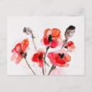 Buscar amapolas rojas postales Para ella