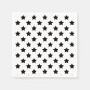 Buscar decorativas servilletas Blanco y negro