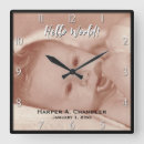 Buscar foto del bebé relojes de pared Para ellos