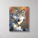 Buscar wolf lienzos Gris