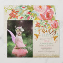 Buscar fiesta hadas de invitaciones de cumpleaños Floral