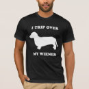 Buscar perro salchicha camisetas Perro del weiner