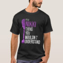 Buscar nikki camisetas Divertido