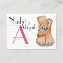 Buscar manicure tarjetas de visita Para ella