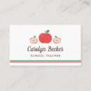 Buscar manzanas tarjetas de visita Profesores