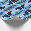 Buscar perro lindo papel de regalo Navidad