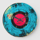 Buscar reproducción relojes de pared Negro