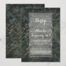 Buscar camuflaje verde invitaciones Militar