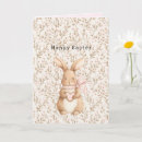 Buscar conejo tarjetas de pascua Mariposa
