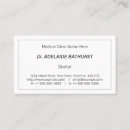 Buscar médicas tarjetas de visita Simple