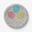 Buscar confetti papel platos Amarillo