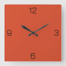 Buscar color naranja relojes de pared Moderno