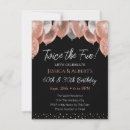 Buscar celebración doble invitaciones Rosa