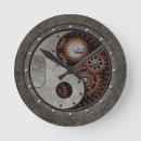 Buscar engranajes del steampunk relojes de pared Metal