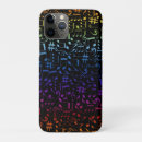 Buscar notas musicales iphone fundas Negro