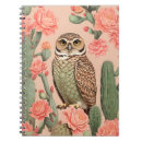 Buscar búho del vintage libretas Pájaro