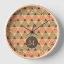 Buscar marrón claro relojes de pared Vintage