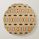 Buscar plata y naranja cojines Elegante