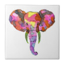 Buscar elefantes coloridos azulejos Animal