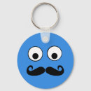 Buscar bigotes llaveros Azul