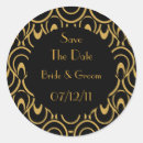 Buscar art déco pegatinas Oro