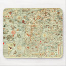 Buscar tesoro alfombrillas de raton Mapa
