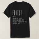 Buscar editor camisetas Periodista