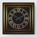 Buscar marca relojes de pared Negro