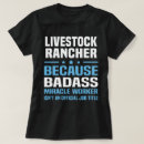 Buscar ganadero camisetas Trabajo