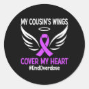 Buscar mi primo pegatinas Morado