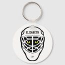 Buscar portero de hockey llaveros Casco
