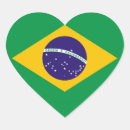 Buscar el brasil corazon pegatinas Brasilero