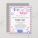 Buscar diseño de la estrella invitaciones Revelación de género