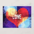Buscar corazones azules postales Rojo