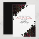 Buscar flores rojas invitaciones Fiesta
