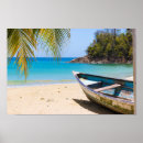 Buscar lancha posters Playa tropical