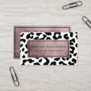 Buscar estampado leopardo tarjetas de visita Estilista