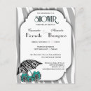 Buscar estampado de zebra invitaciones Modelo de la cebra