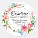 Buscar christening pegatinas Floral